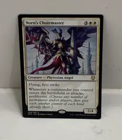 Magic MTG Norn's Choirmaster #8 (NM) Phyrexia Angel All Will Be One ONC Rare - Image 1
