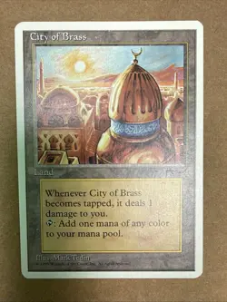 Magic the Gathering (NM) City Of Brass Chronicles MTG Vintage 1995 - Image 1