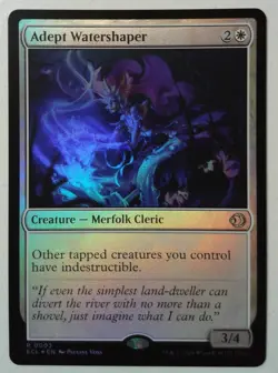 Adept Watershaper *FOIL Rare* Magic MtG x1 Lorwyn Eclipsed - Image 1