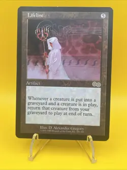 Lifeline (Urza's Saga - USG) Vintage MTG -Moderate Play - Image 1
