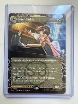 Peter Parker (0208) (Borderless) Marvel's Spider-Man NM ENG MTG - Image 1