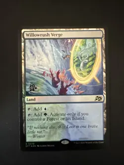 Willowrush Verge Promo 2025 Aetherdrift Foil Free Shipping - Image 1