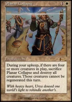 4x MTG Planar Collapse, Moderate Play, English Urza's Legacy - Image 1