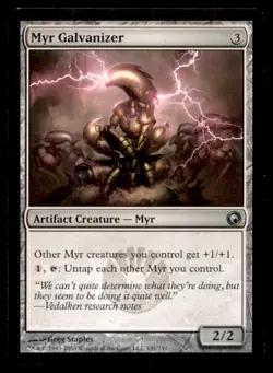 Myr Galvanizer LP Light Play Scars of Mirrodin MTG [7157] - Image 1