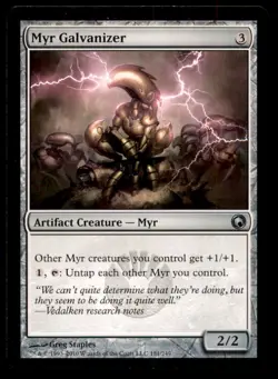 Myr Galvanizer LP Light Play Scars of Mirrodin MTG [7156] - Image 1