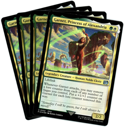 x4 Garnet, Princess of Alexandria (Foil) - 0222 - Final Fantasy - MTG - NM/M - Image 1