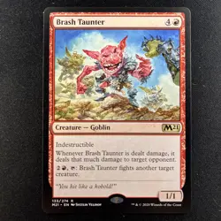 1x Brash Taunter NM-Mint, English Core Set 2021 MTG Magic - Image 1