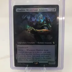 1x Shadow, Mysterious Assassin, Foil, Extended Art, Final Fantasy, Magic MTG NM - Image 1