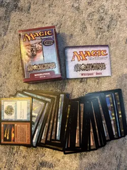 MTG Apocalypse WHIRLPOOL Theme Deck--Factory Sealed--Plus BCW Deck Guards - Image 1