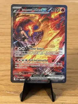 Pokemon TCG Team Rockets Moltres EX Card SIR 229/182 Destined Rivals NM - Image 1