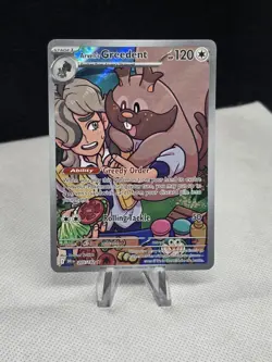 2025 Pokemon Destined Rivals ARVEN'S GREEDENT 205/182 Illustration Rare - Image 1