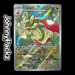 Pokemon TCG - Flapple 210/191 Illustration Rare Holo Card - Surging Sparks (NM) - Image 1