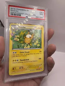 2016 Pokemon XY Generations Radiant Collection Rc9 Raichu - PSA 9 - Image 3