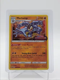 MACHAMP 2022 POKEMON LOST ORIGIN BLACK STAR PROMO STAMPED #SWSH243 Q5686 - Image 1
