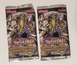 LOT OF 2 Yu-Gi-Oh TCG Hidden Arsenal 6: Omega XYZ 1st Edition Booster Packs - Image 1