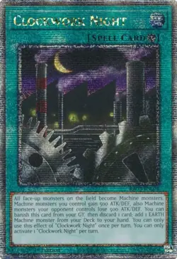Yugioh! Clockwork Night - RA03-EN071 - Quarter Century Secret Rare - 1st Edition - Image 1