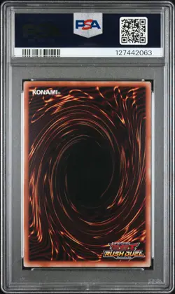 2025 YU-GI-OH! RUSH DUEL JPN RD/5TH1-5TH ANV PACK OVER RUSH RARE CAN-EB:D PSA 10 - Image 2
