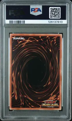 2025 YU-GI-OH! OVER RUSH RARE #JP043 GALACTICA CHAOS OBLIVION PSA 10 - Image 2