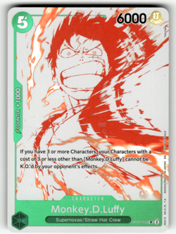 One Piece Card Game - Monkey.D.Luffy (3rd Anniversary Promo) OP07-033 UC - NM - Image 1