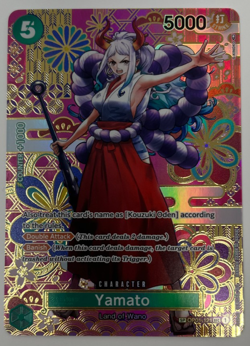 One Piece TCG Card Game Yamato SP SEC OP01-121 OP05 English NM - Image 1