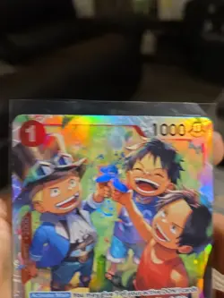 Ace & Sabo & Luffy OP13-007 Carrying On His Will Foil NM-Mint - Image 3