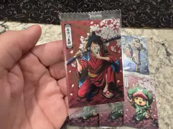 One Piece Wano Wafer Card Lot 8 Sealed Cards - Image 2