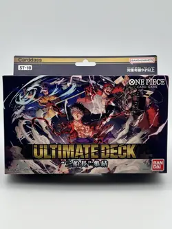 BANDAI One Piece Cade Game Ultimate Deck 3 Captains Starter Deck ST-10 TCG JAPAN - Image 1