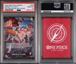 2024 ONE PIECE PROMOS PSA MAGAZINE EXCLUSIVE #060 MONKEY D. LUFFY PSA 10 - Image 3