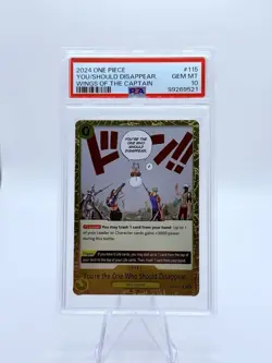 2024 One Piece You’re The One Who Should Disappear Wings Of The Captain PSA 10 - Image 1