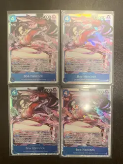 4x Playset ST17-004 Boa Hancock SR - One Piece TCG - ST17 Starter Deck English - Image 3
