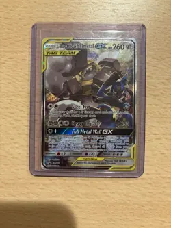 Lucario & Melmetal GX Tag Team Black Star Promo Card SM192 - Image 1