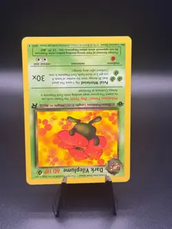 DARK VILEPLUME Pokemon Card-WOTC -1st Edition-Team Rocket 30/82 Non-HOLO - MP - Image 2