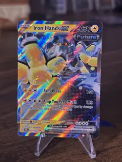 Pokemon TCG Iron Hands EX Prismatic Evolutions Card 031/131 NM Condition - Image 1
