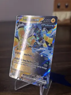 Pokemon TCG Iron Hands EX Prismatic Evolutions Card 031/131 NM Condition - Image 2