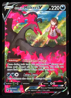 Galarian Moltres V #TG20/TG30 NM/M Pokemon Card - Image 1