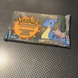 Pokemon TOPPS Series 3 Booster Pack Collector’s Edition RARE 9 Cards New Sealed - Image 1