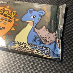 Pokemon TOPPS Series 3 Booster Pack Collector’s Edition RARE 9 Cards New Sealed - Image 3