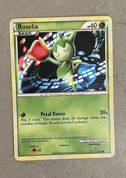 ROSELIA 61/95 - Unleashed - Common - Pokemon Card - Image 1