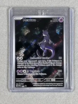 Pokemon 151 Mewtwo 052 Scarlet & Violet UPC Black Star Promo Card Holo Sealed - Image 1