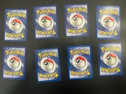 Vintage Pokemon Fossil Card Lot Common Uncommon No Duplicates 8 cards TCG - Image 2