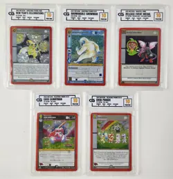 Metazoo Promo Lot of 5 Graded Cards Christmas Valentine - CG 10 Pristine Graded - Image 1