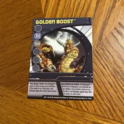 Bakugan Battle Brawlers "GOLDEN BOOST" Ability Card 35/48q - Image 1