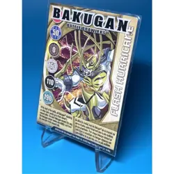 Bakugan Card - Flash Hurricane - Gold Gate Card - BA598 - 16/48q - 2009 + Sleeve - Image 3