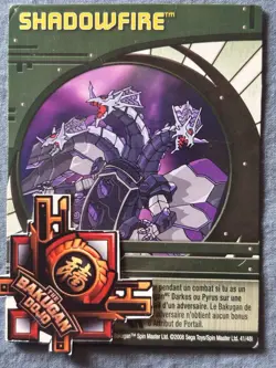 Bakugan Battle Brawlers |Shadowfire🟢 Green Ability Card|Darkus Hydranoid 41/48i - Image 3