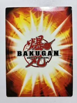 Bakugan Card - Volcanic Lake- Silver Gate Card - BA203 - 8/48b - 2008 - Image 2