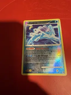 Suicune Lv 44 # 19/132 Secret Wonders Reverse Holo 2007 Pokemon TCG Played Card - Image 1
