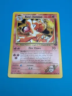 Blaine's Charmeleon Pokemon Card - Gym Challenge Set 031/132 - NM Vintage TCG - Image 3