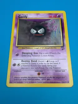 Gastly Pokemon Card - Base Set 2 75/130 - LP Vintage 2000 TCG - Image 3
