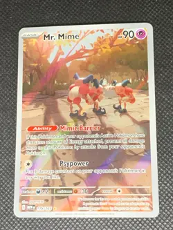 Mr. Mime 179/165 IR - S&V 151 Pokemon Card - NM - Image 1