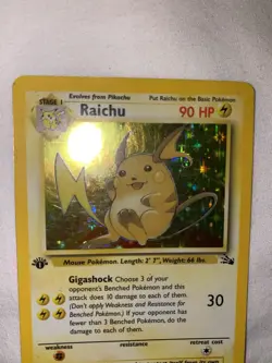 Pokemon TCG Holo Card Lot - Charizard, Raichu, M Charizard EX (3 Cards) - Image 3